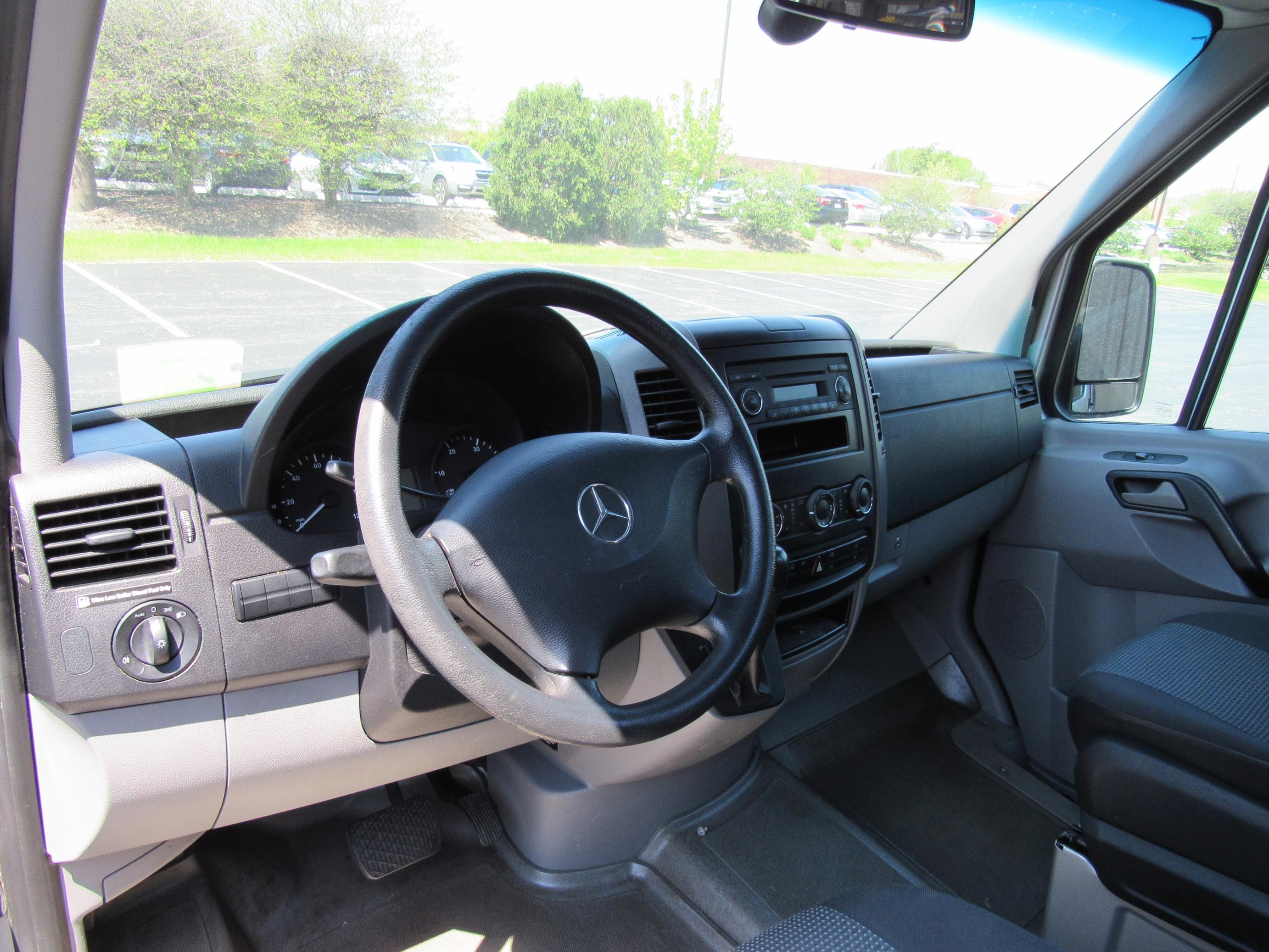 2010 Mercedes Benz Sprinter van, 2500 equipped with handicap lift, with fold up seats