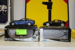 Alpha 8C Competizione by Welly and a Maserati 612 Scaglietti by Hot Wheels,