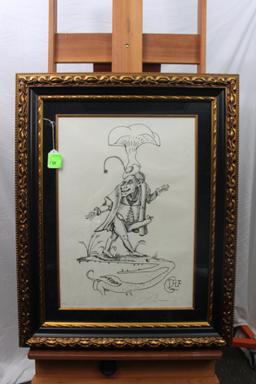 Salvador Dali, Les Songes Drolatiques de Pantagruel, original lithograph in