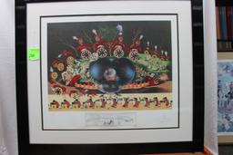 Salvador Dali, Atavism, lithograph, 22-3/8" x 19-1/4", signed and numbered