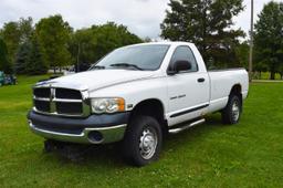 Dodge Ram 2500 4WD Pickup with Snow Plow