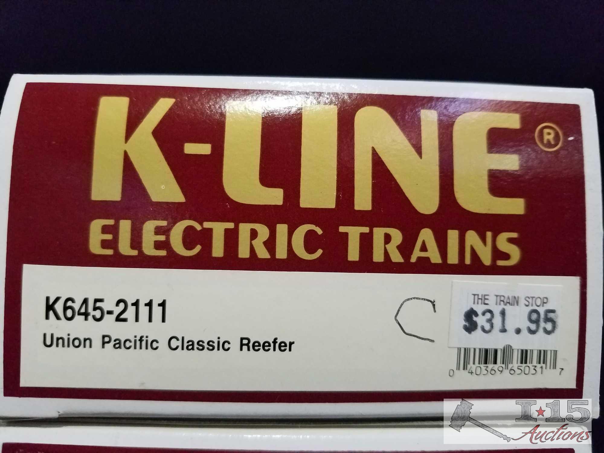 5 K-Line Freight Cars