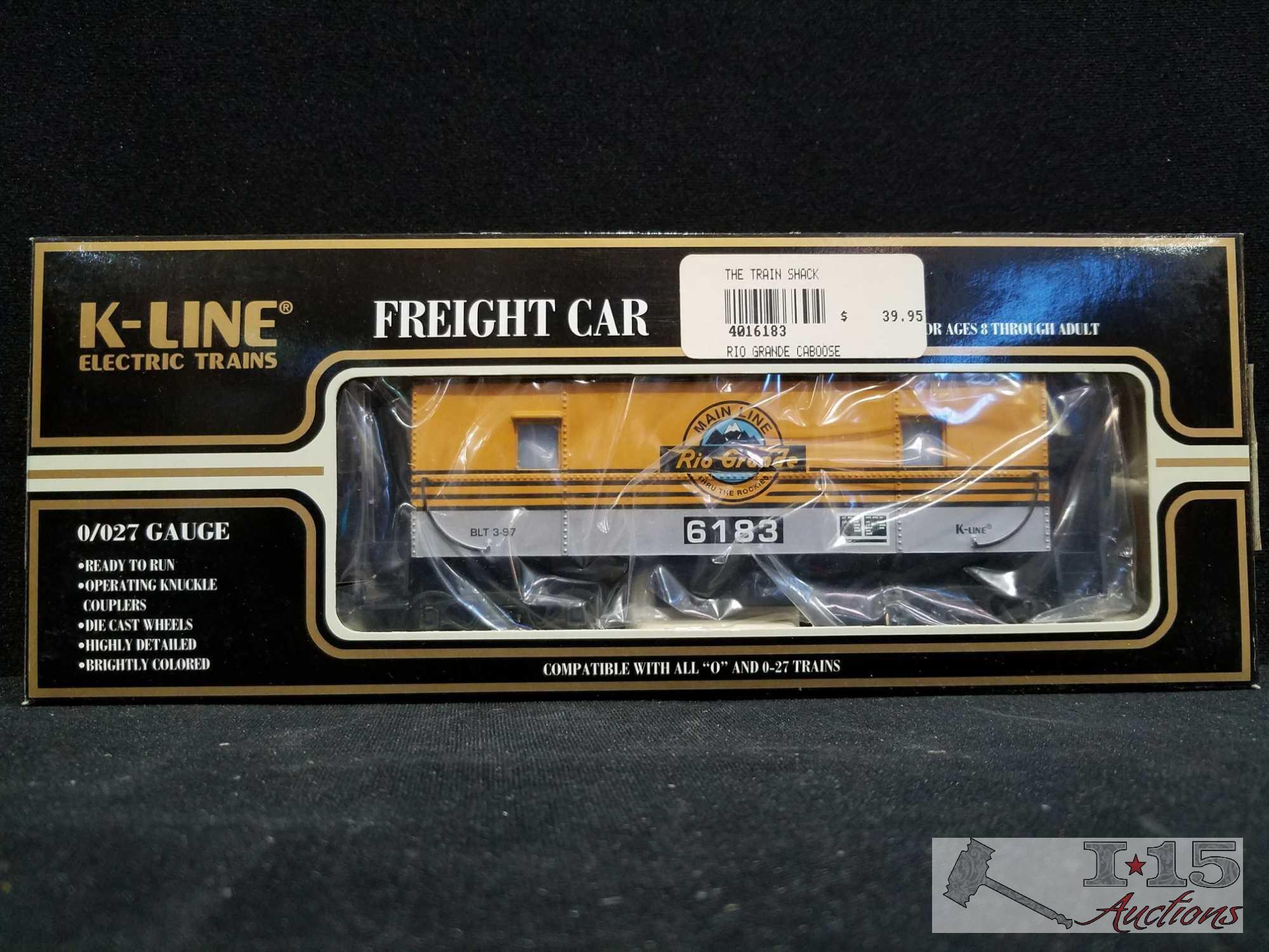 5 K-Line Freight Cars