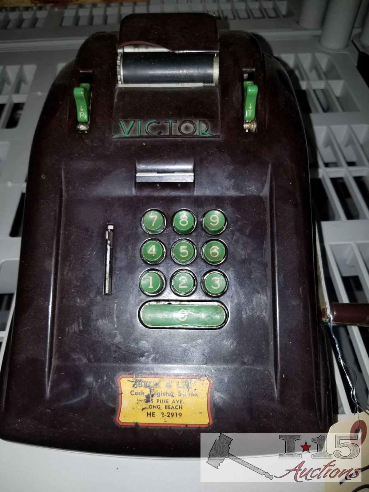 Vintage adding machine by Victor