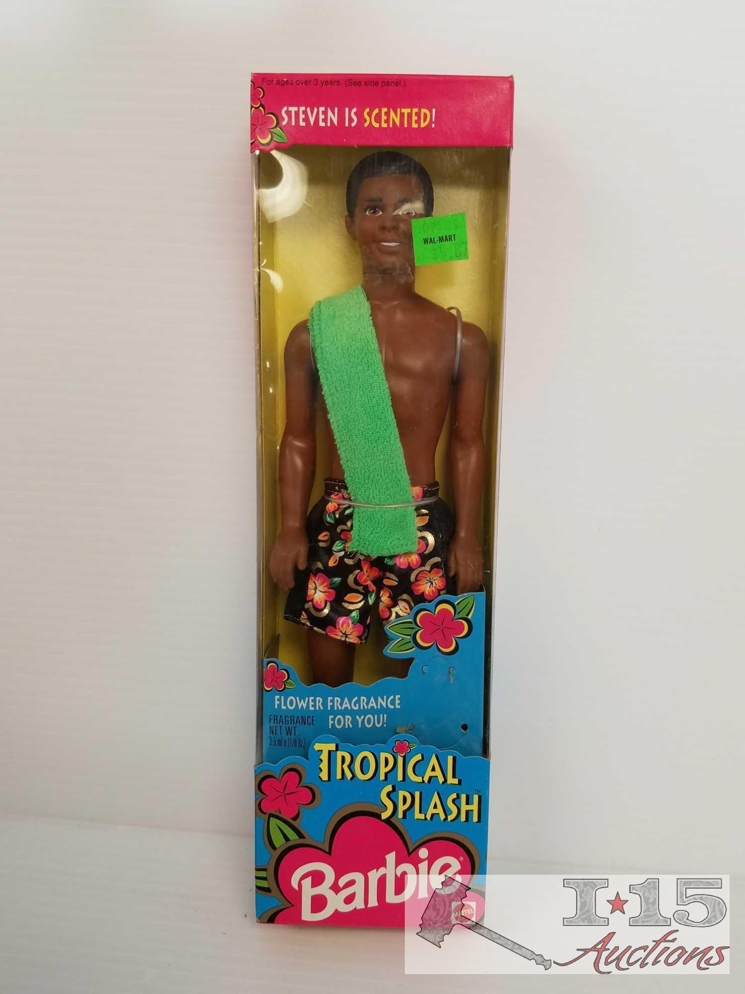 Barbie Tropical Splash Steven and Ken, Gardening Fun Barbie & Kelly Gift Set