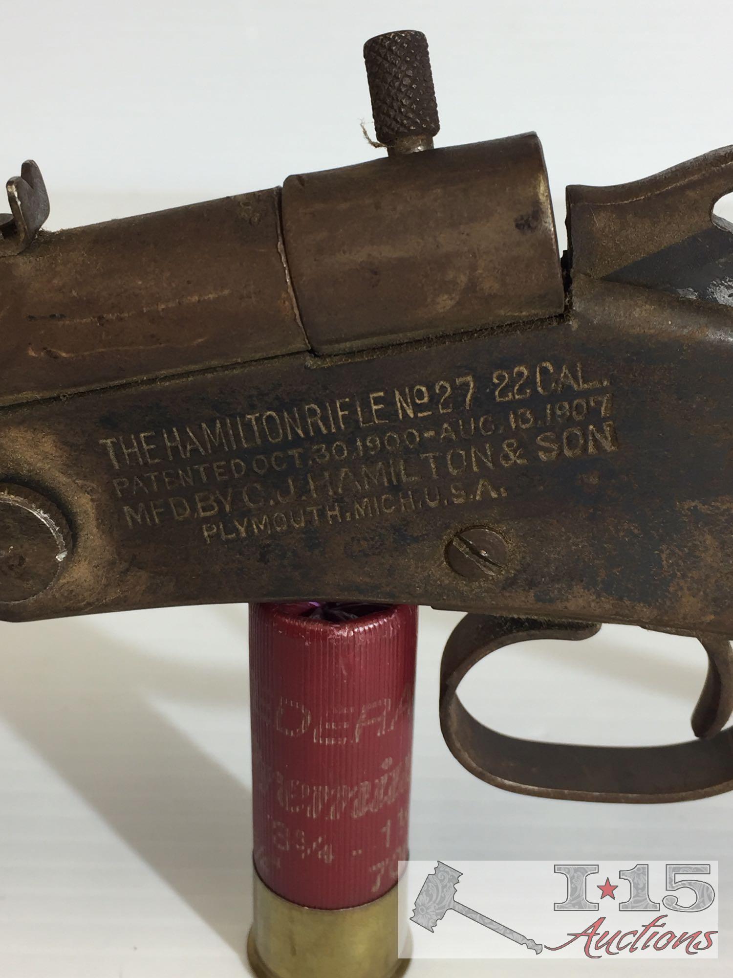 The Hamilton Rifle No. 27 .22cal