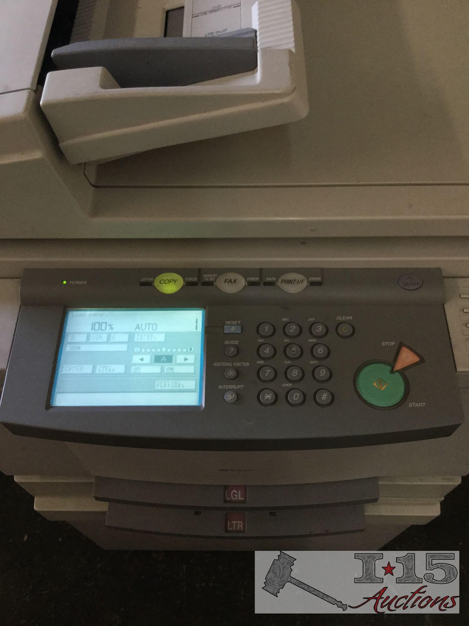 Large working Canon print, copy and fax machine