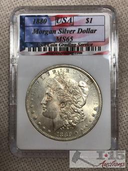 1880 Morgan Silver Dollar