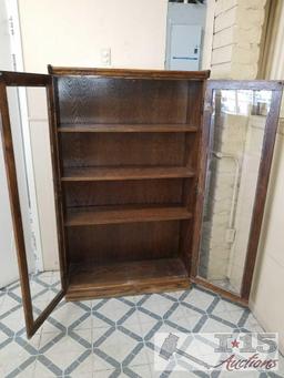 Display Cabinet with shelves and glass doors