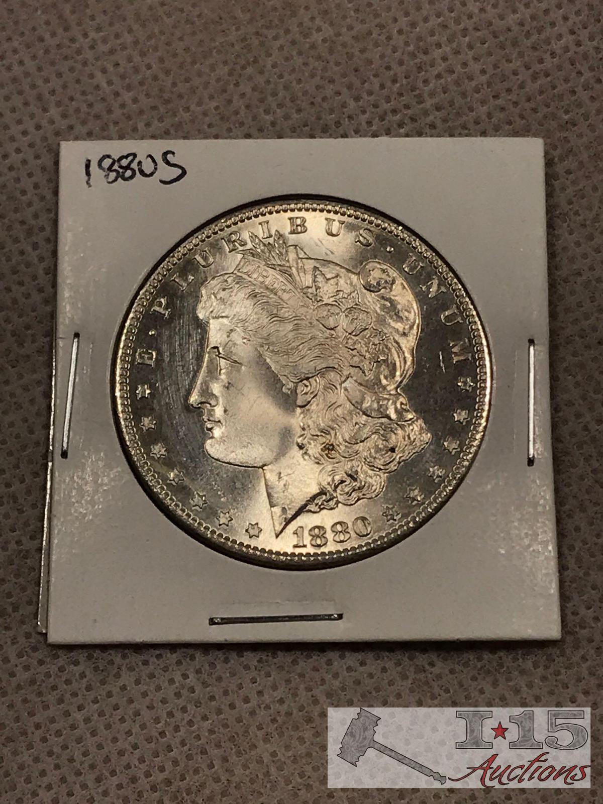 1880-S Morgan Silver Dollar