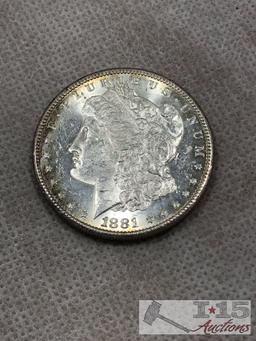 1881-S Morgan Silver Dollar