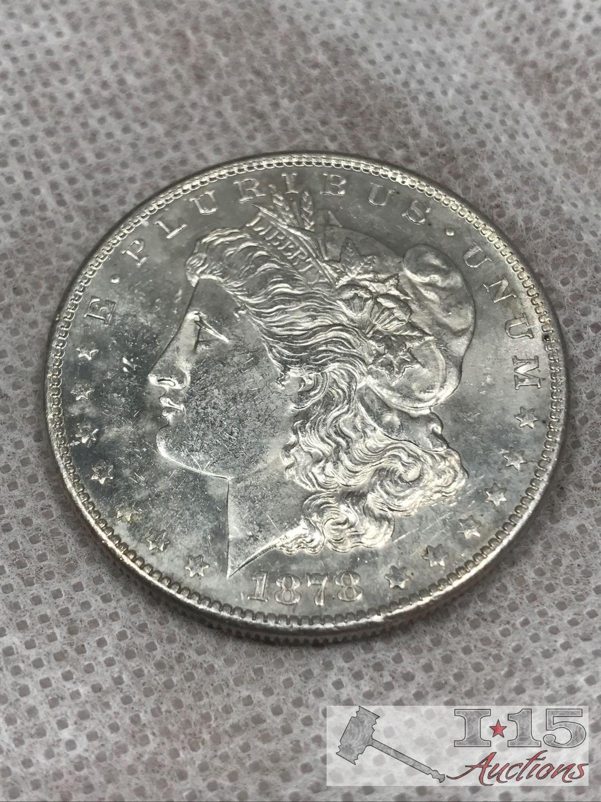 1878-S Morgan Silver Dollar