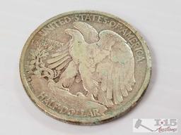 13 Liberty half dollars: 1920 - 1944