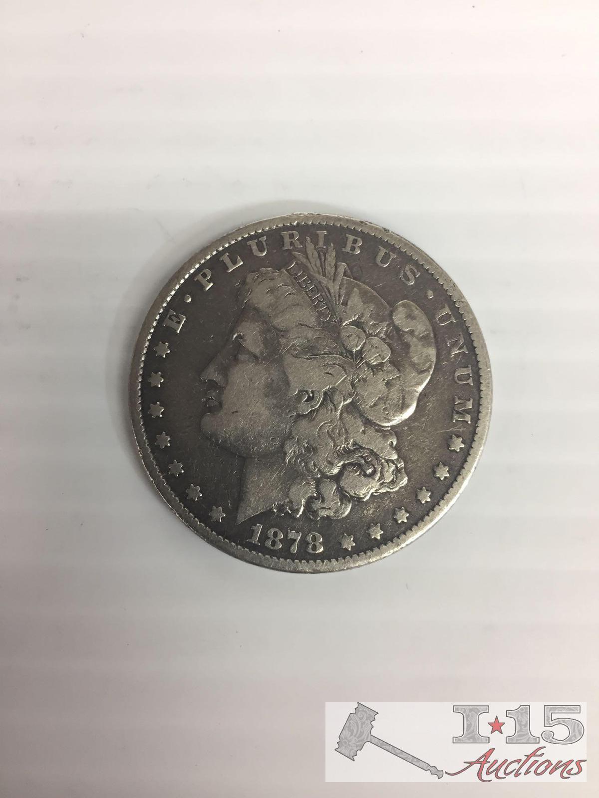 1878 Morgan Silver Dollar