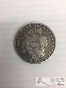 1878 Morgan Silver Dollar