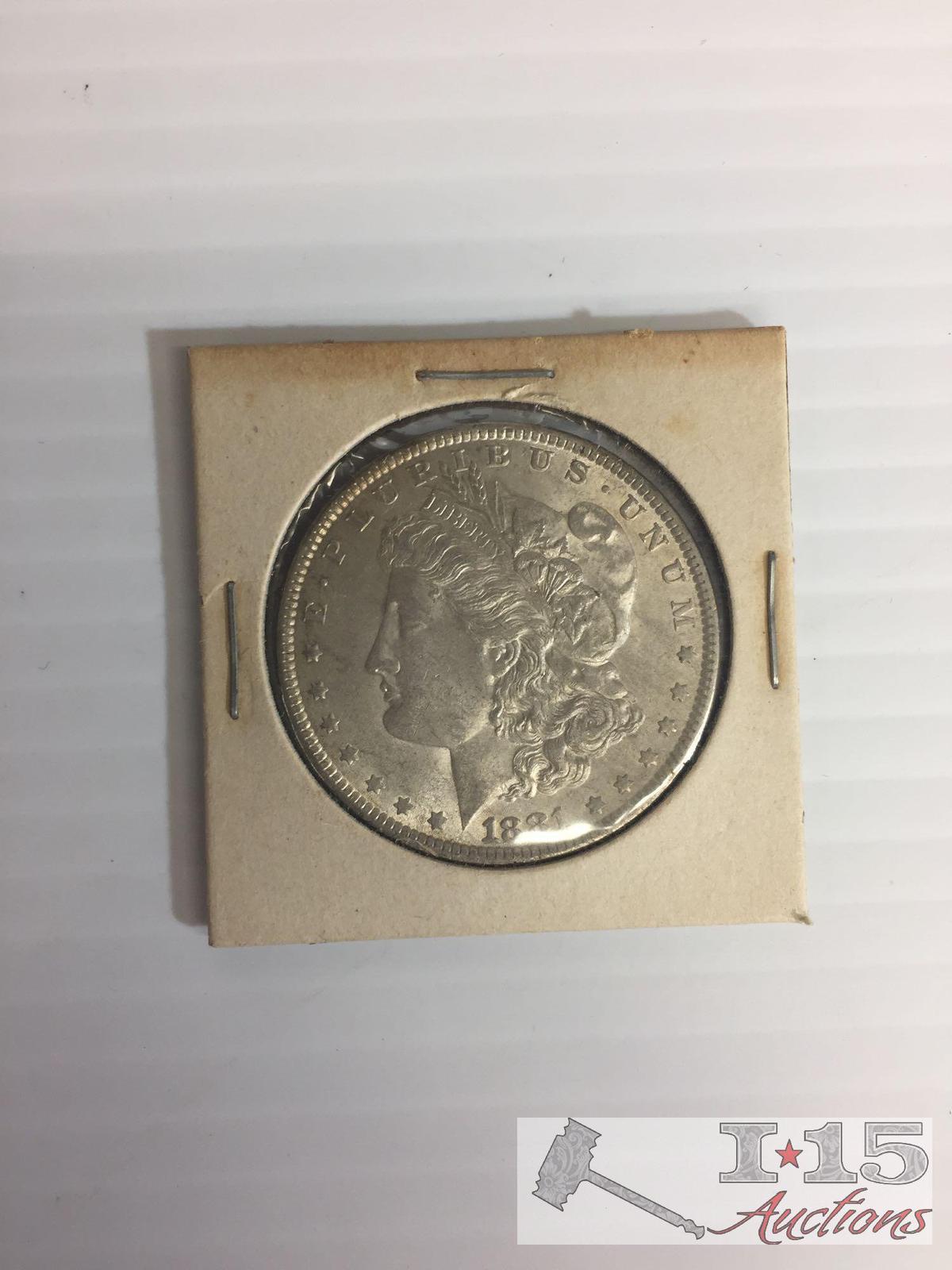 1881 Morgan Silver Dollar