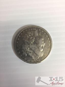 1883- O Morgan Silver Dollar