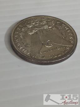 1885- O Morgan Silver Dollar
