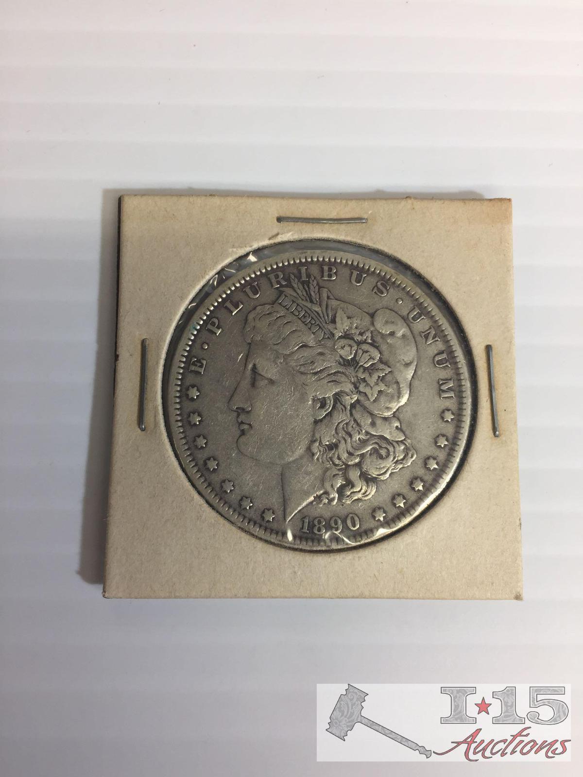 1890 Morgan Silver Dollar