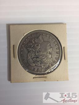 1890- O Morgan Silver Dollar