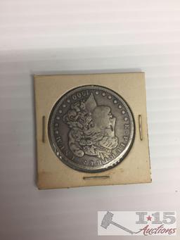 1900- O Morgan Silver Dollar