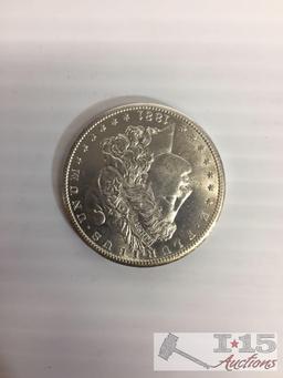 1881- S Morgan Silver Dollar