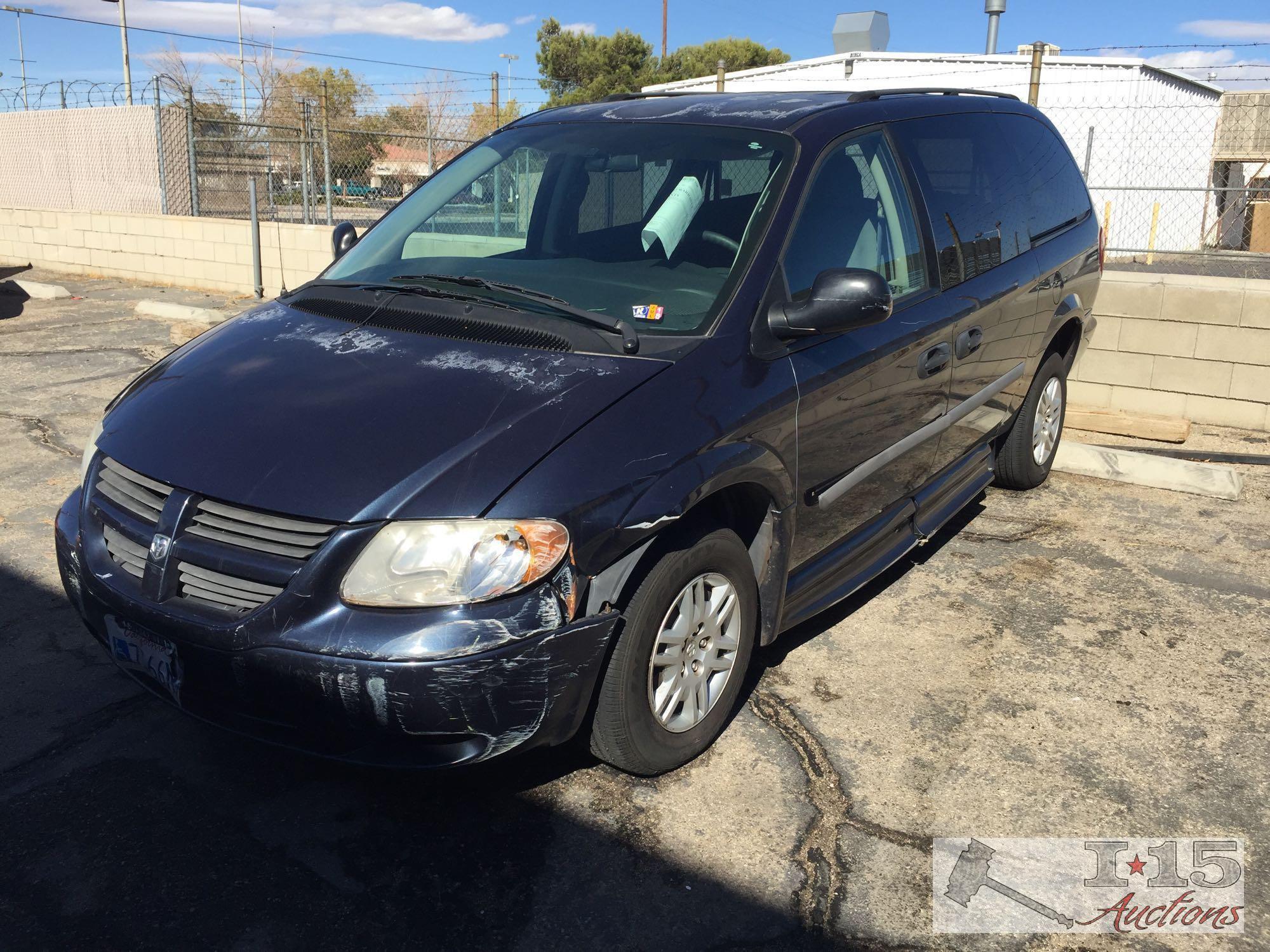 2007 ADA Dodge Grand Caravan with current smog