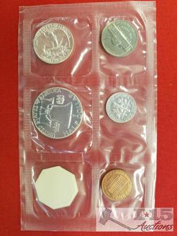 US Philadelphia Mint 1961 Proof Set (penny, nickel, dime, quarter, half dollar)