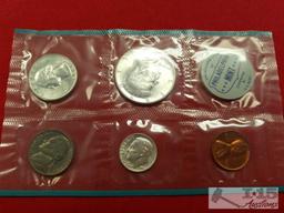 US Philadelphia Mint 1964 Coin Set (penny, nickel, dime, quarter, half dollar)