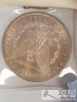 1884 O Liberty silver dollar