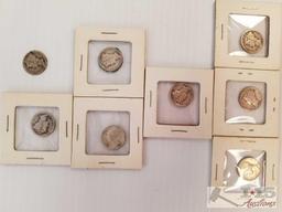 Mercury Dime collection