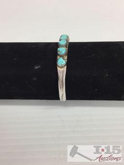 Native American Bracelet with Turquoise