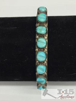 Native American Bracelet with Turquoise