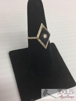 14k Diamond Ring