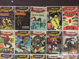 1st Series Marvel.. The Amazing Spider-Man Approximately 50 Comic Books No. 19 to No. 68 Not