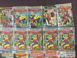 1st Series Marvel.. The Amazing Spider-Man Approximately 50 Comic Books No. 154-238 Not Consecutive