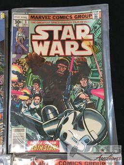 Marvel Star Wars Comic Books, Issues No. 1-6 Consecutive