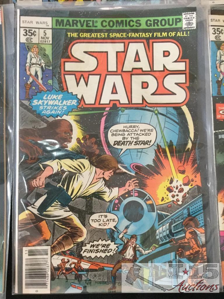 Marvel Star Wars Comic Books, Issues No. 1-6 Consecutive