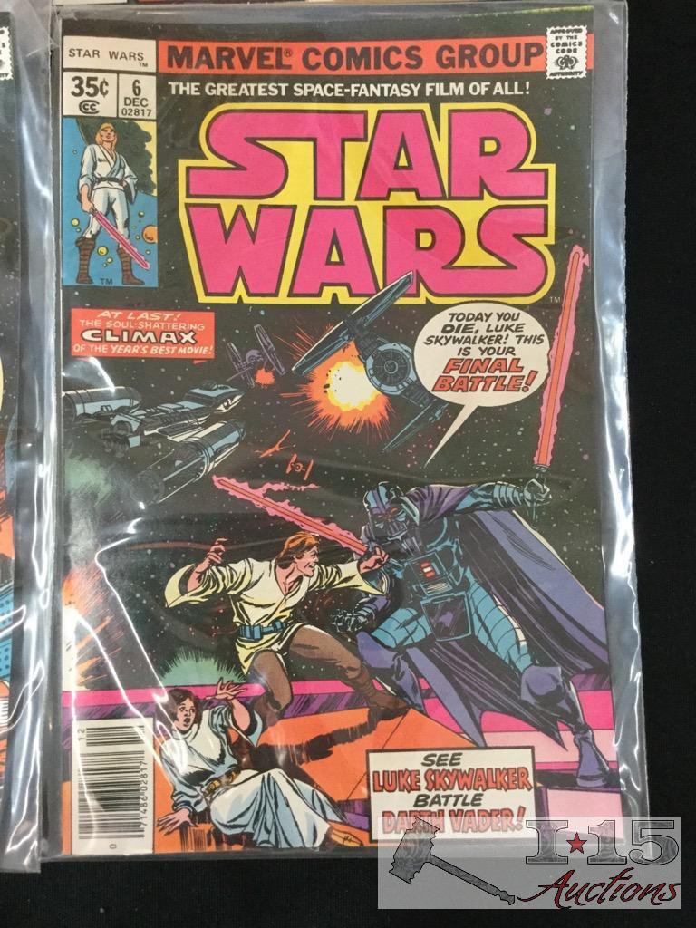 Marvel Star Wars Comic Books, Issues No. 1-6 Consecutive