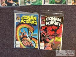 Marvel.. King Conan 1-17 and Conan The King 37-55 Non Consecutive