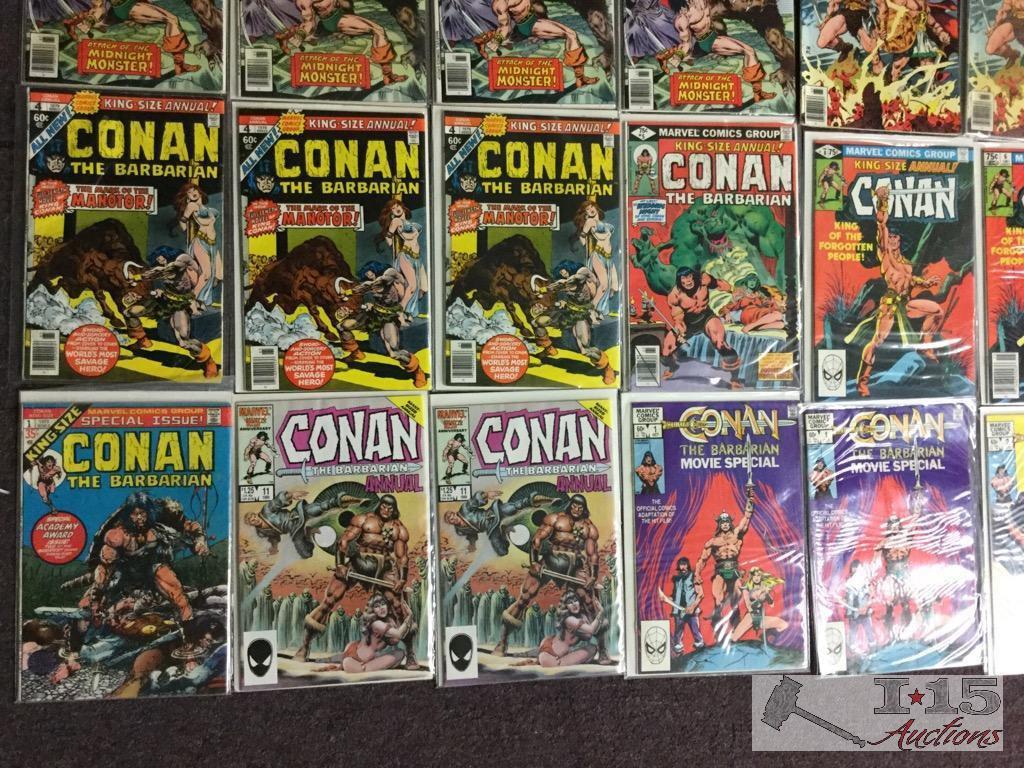 Marvel... Conan The Barbarian Assorted issues Not Consecutive