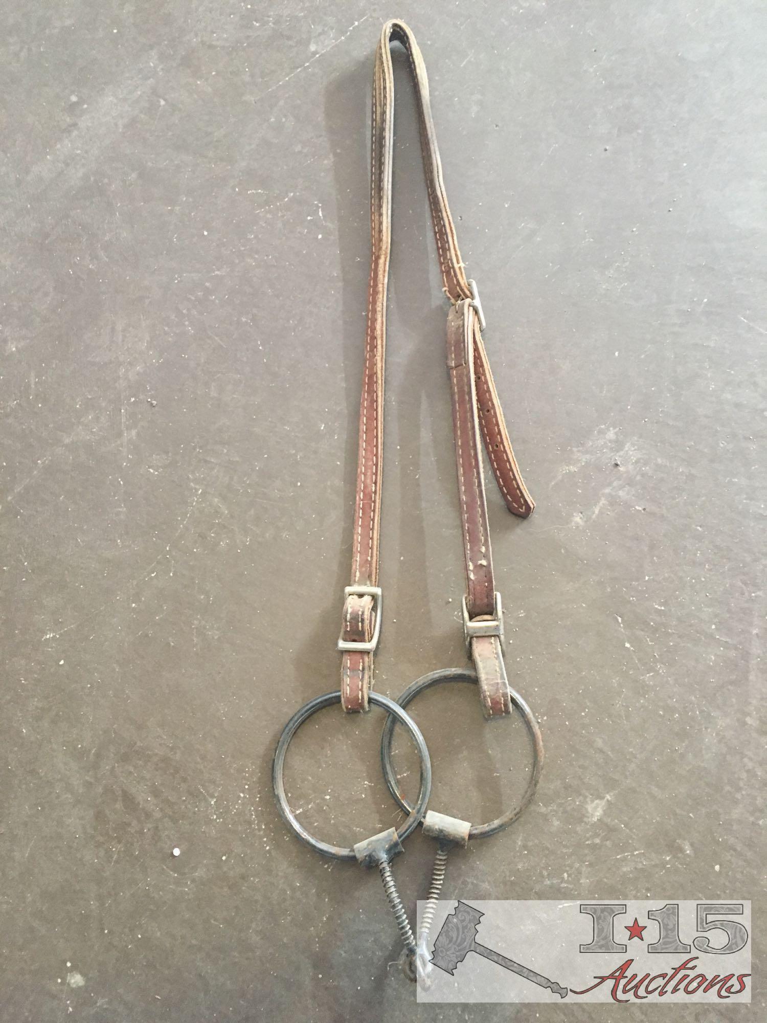 2 Headstalls with Bits