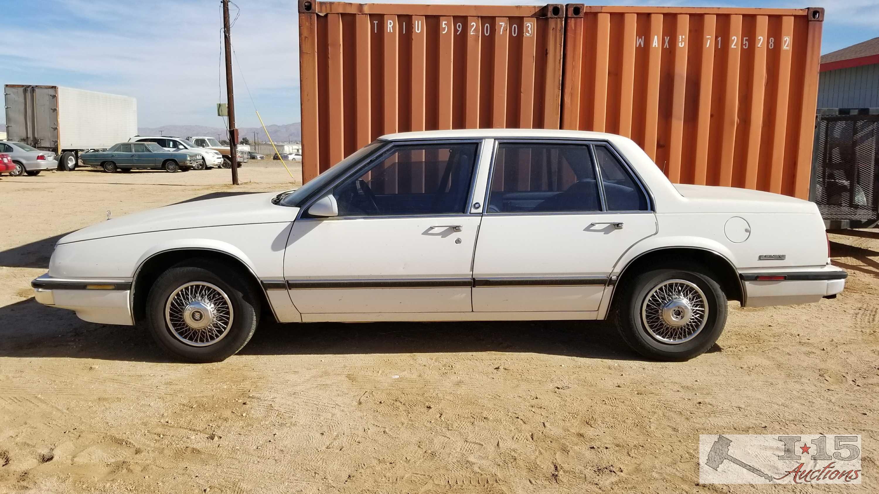 1990...Buick...LeSabre Custom White Current smog