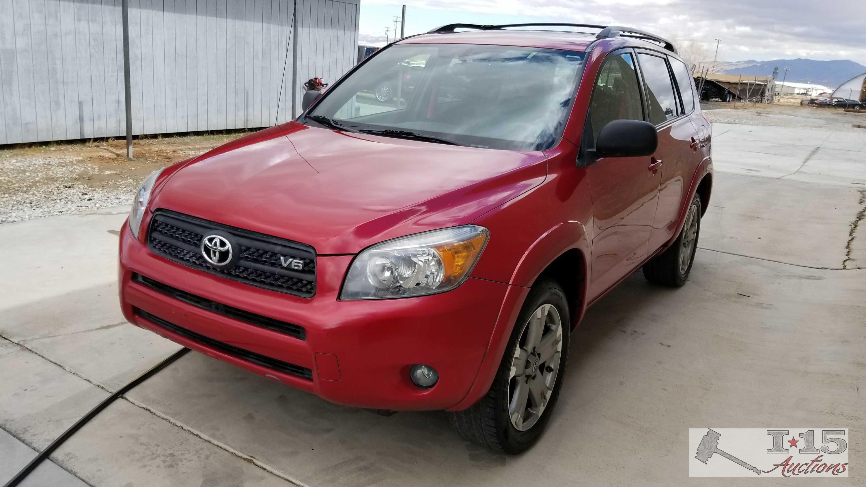 Just Added!! 2008 Toyota Rav4 Sport Red Current smog