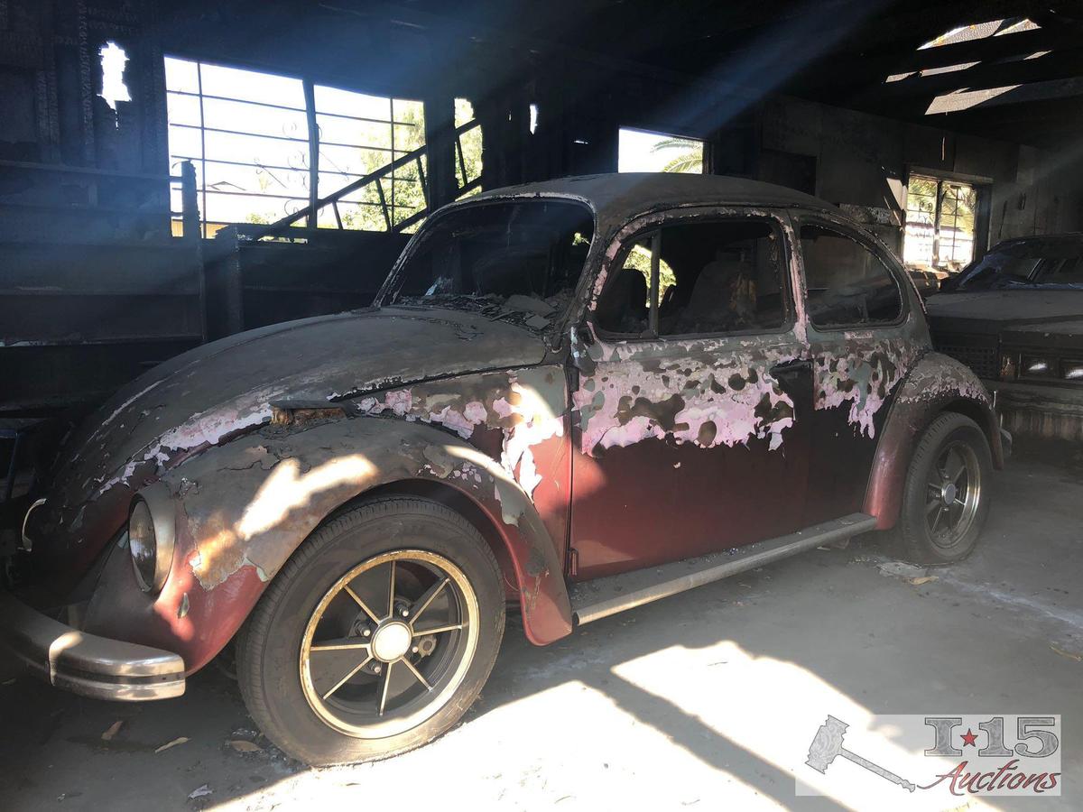 1969 VW with fire damage