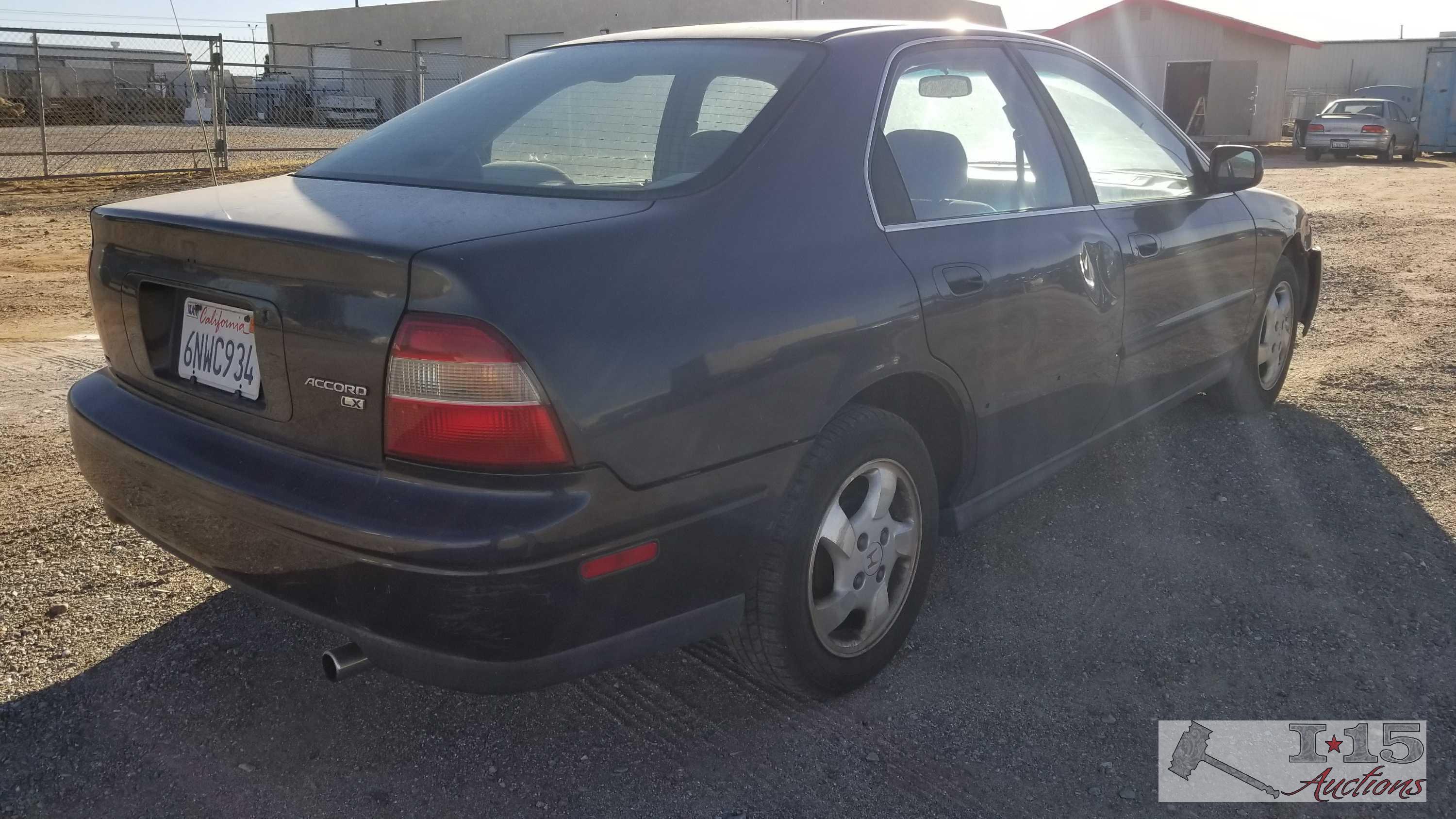 1994 Honda Accord LX Black Current smog