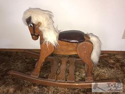 Wooden Rocking Horse