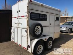 2 horse Circle J trailer