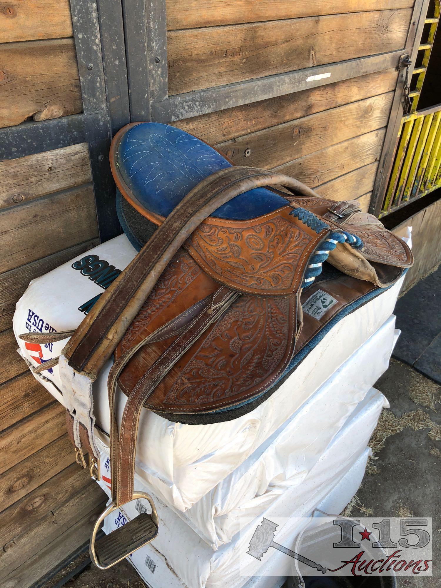 Gallup saddle with pad