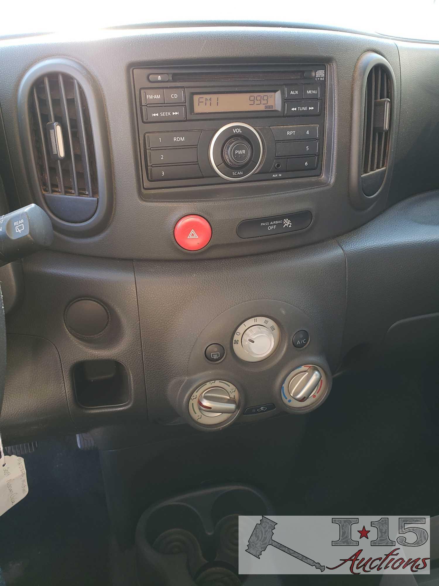 2009 Nissan Cube 4D Wagon with Current Smog, ONLY 36,XXX MILES!!